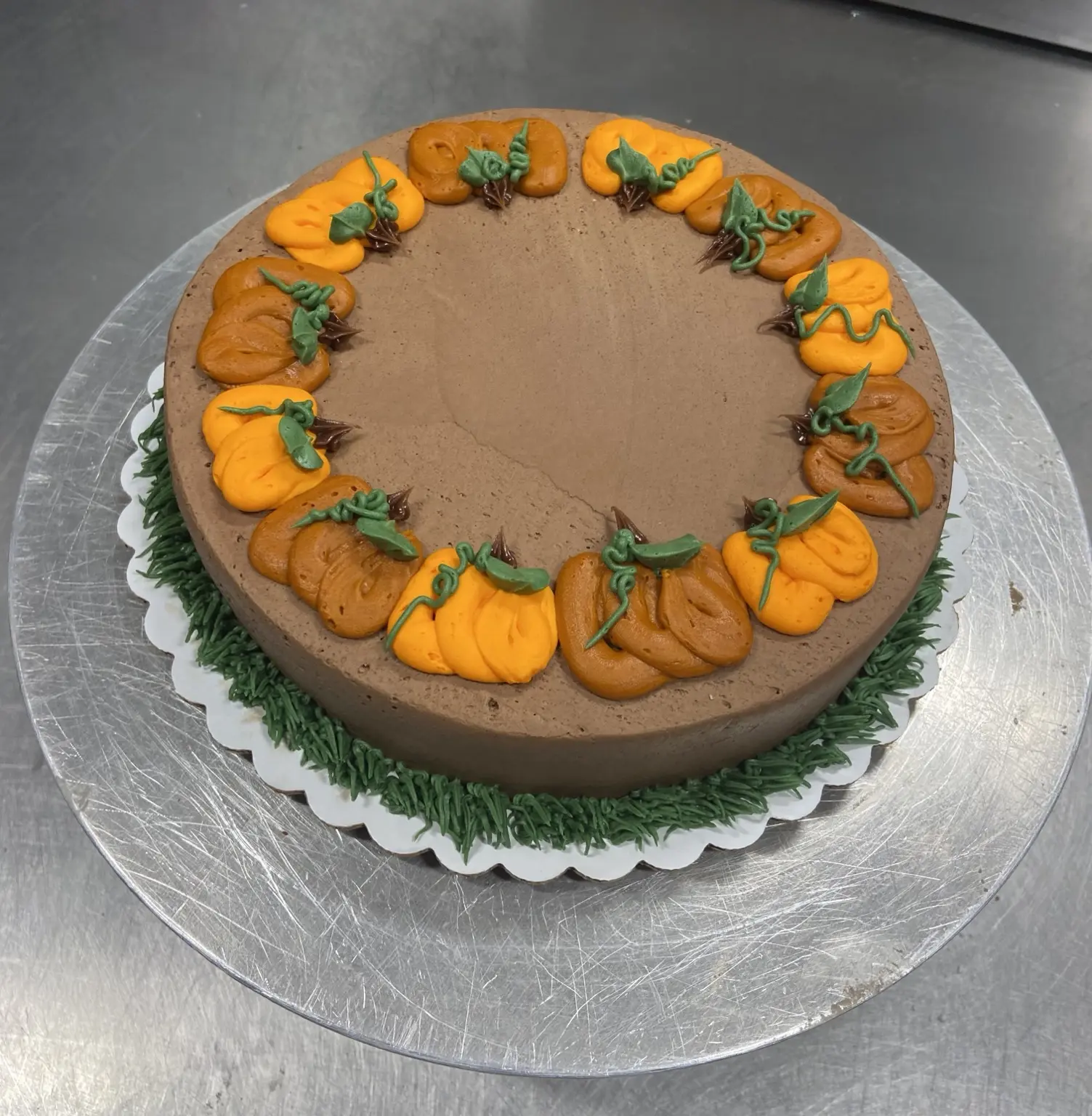 Pumpkin harvest cake